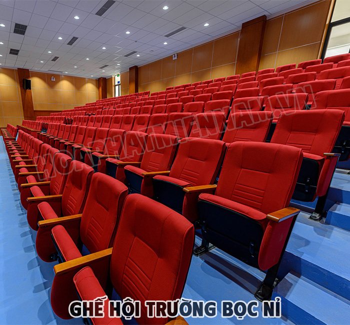 Ghế Hội Trường Bọc Nỉ Là Gì?