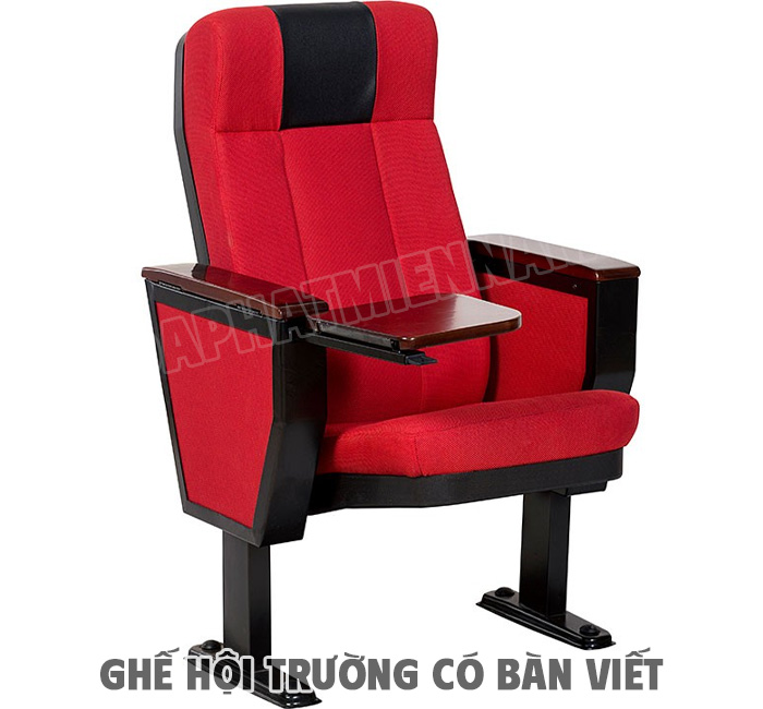 Ghế hội trường cao cấp có bàn viết gấp gọn