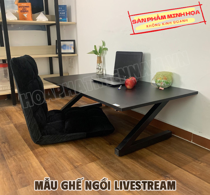 Ghế Bệt Tựa Lưng Ngồi Livestream