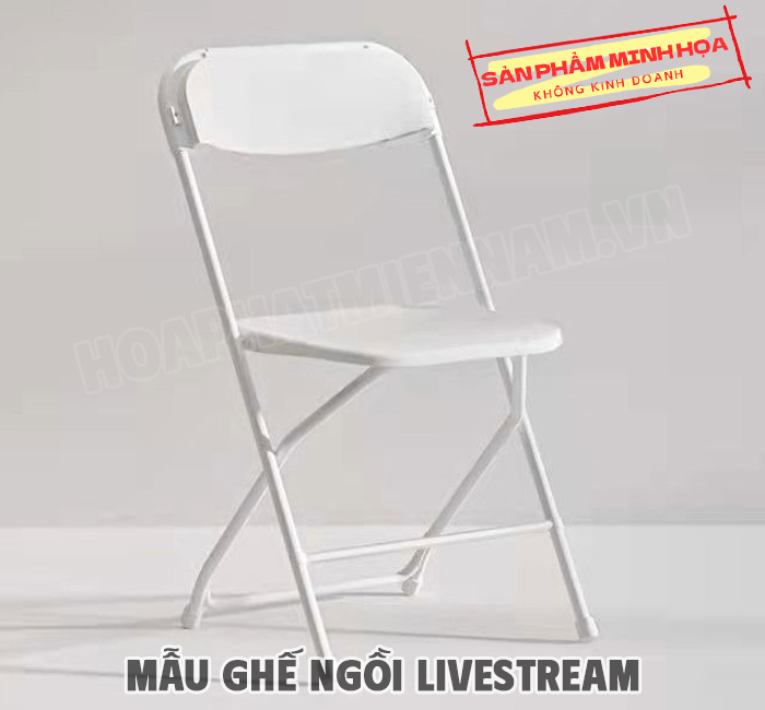Ghế Xếp Gọn Ngồi Livestream
