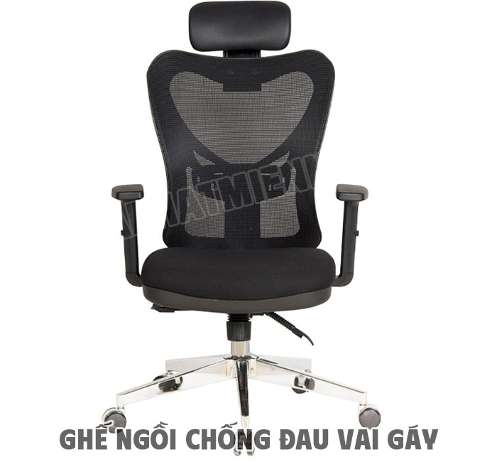 Tư Thế Ngồi Làm Việc Chuẩn Với Ghế Chống Đau Vai Gáy