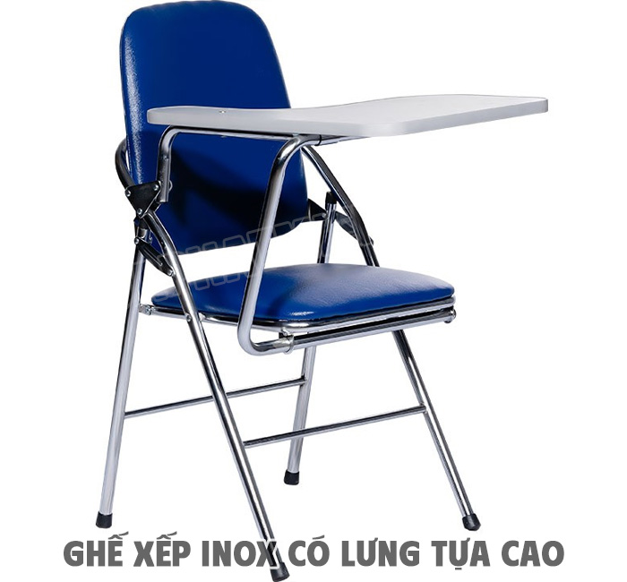 Ghế Xếp Inox Có Tay Vịn