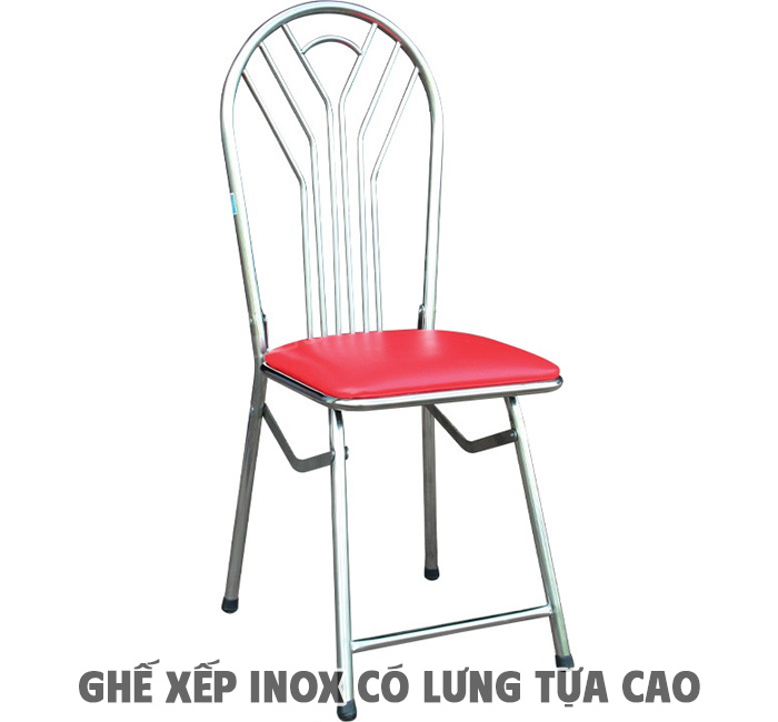 Cách Bảo Quản Ghế Xếp Inox Có Lưng Tựa Cao