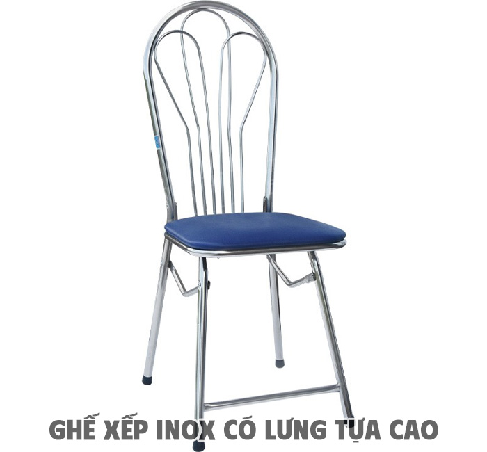 Tại Sao Nên Chọn Ghế Xếp Inox Có Lưng Tựa Cao?