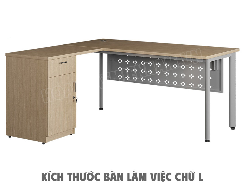 Các Kích Thước Bàn Làm Việc Chữ L Phổ Biến