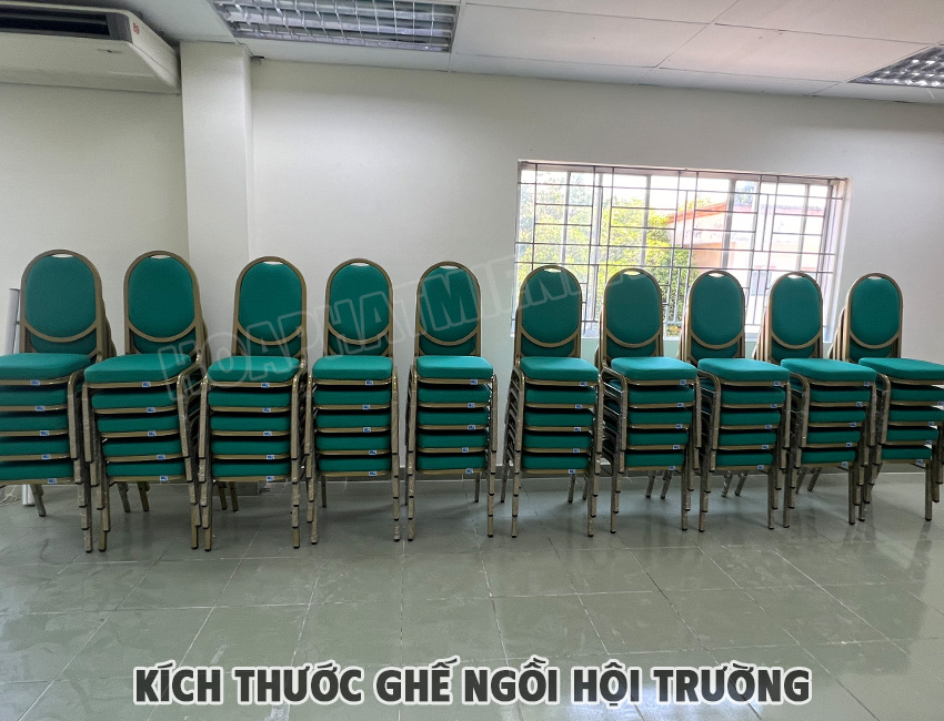 Khoảng cách sắp xếp ghế hội trường