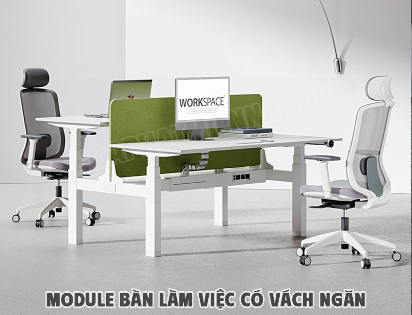 Lợi Ích Khi Sử Dụng Module Bàn Làm Việc Có Vách Ngăn