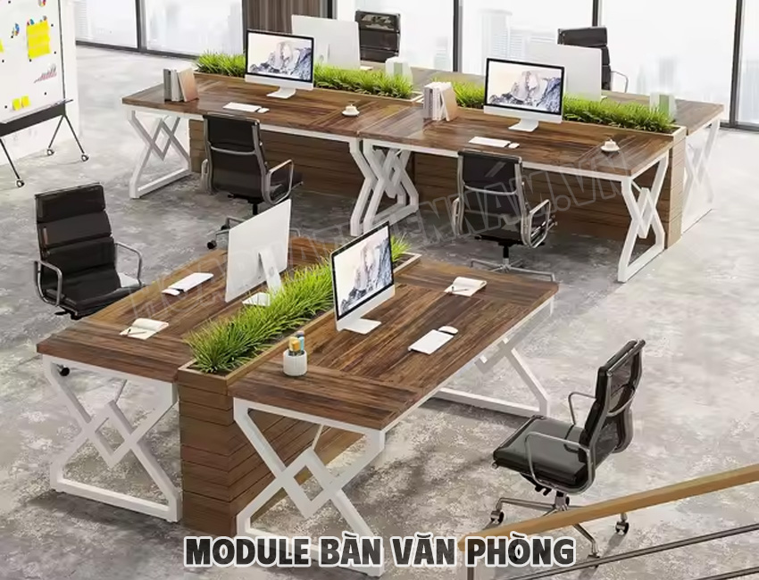 Chất Liệu Thường Dùng Cho Module Bàn Văn Phòng