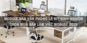 Module bàn văn phòng là gì? Kinh nghiệm chọn mua bàn làm việc module 2025
