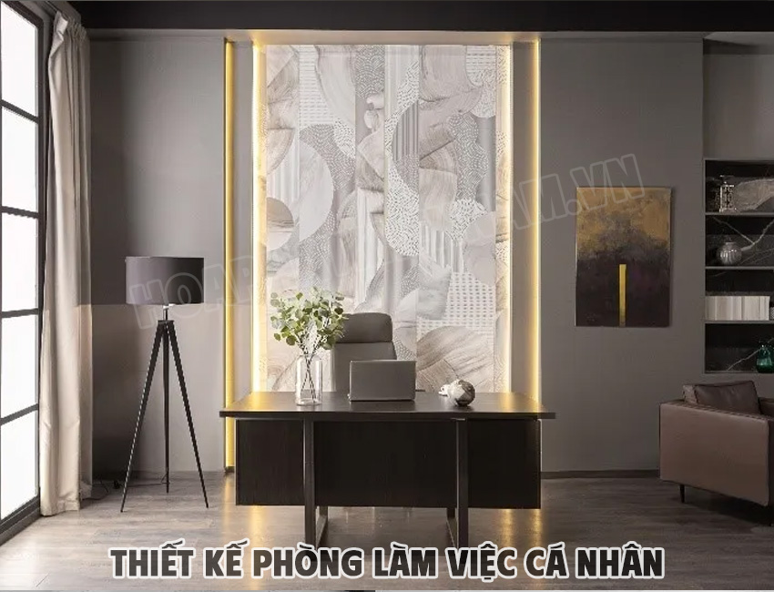 Chọn bàn làm việc phù hợp không gian phòng làm việc cá nhân