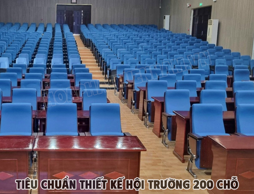 Diện Tích của Hội Trường 200 Chỗ