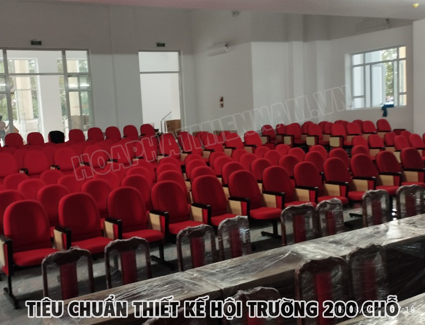 Cách Bố Trí Nội Thất Hội Trường 200 Chỗ Sang Trọng, Chuyên Nghiệp