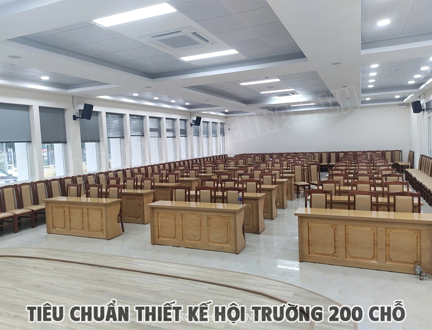 Tiêu Chuẩn Chung Thiết Kế Hội Trường 200 Chỗ Ngồi