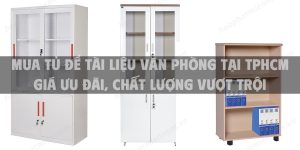 Mua tủ để tài liệu văn phòng tại TpHCM giá ưu đãi, chất lượng vượt trội