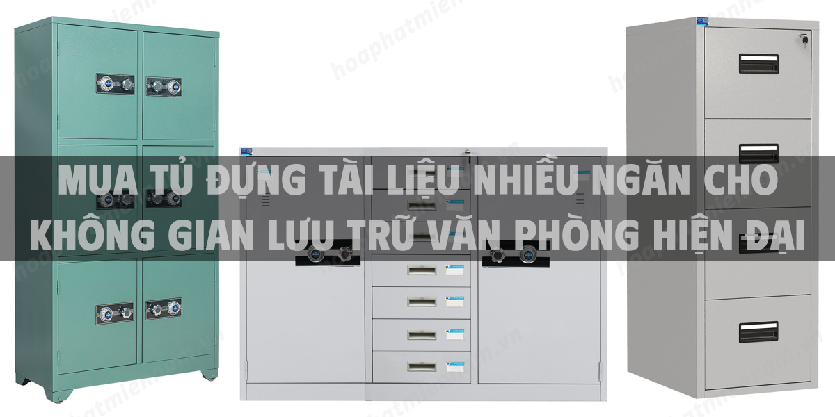 Mua tủ đựng tài liệu nhiều ngăn cho không gian lưu trữ văn phòng hiện đại