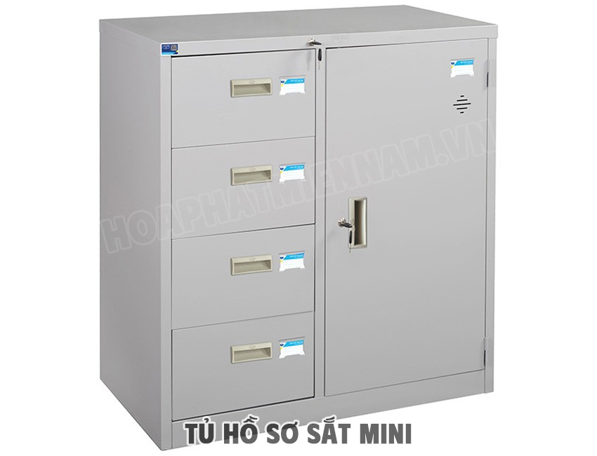Tủ hồ sơ sắt mini 2 ngăn