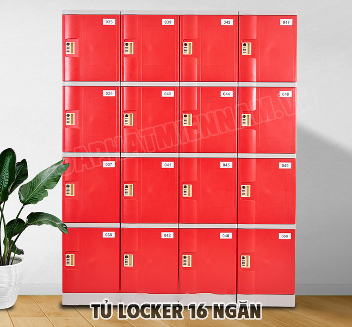 Tủ Nhựa Locker 16 Ngăn