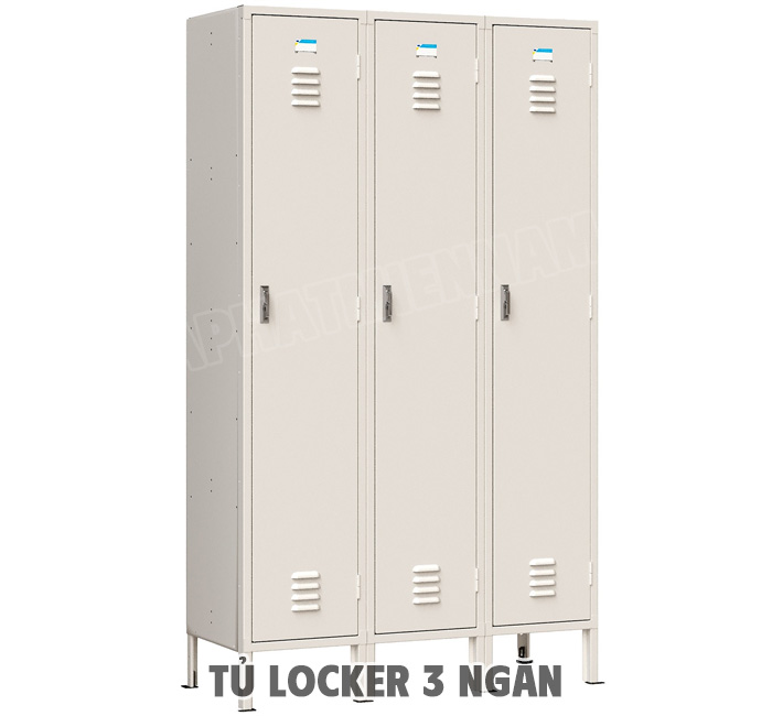 Cấu Tạo Chi Tiết Của Tủ Locker 3 Ngăn