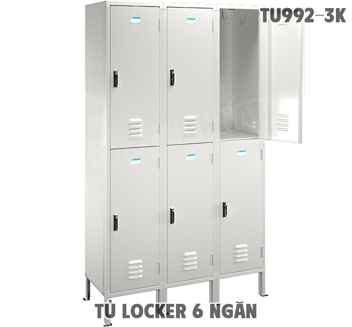 Cấu Tạo Chi Tiết Của Tủ Locker 6 Ngăn