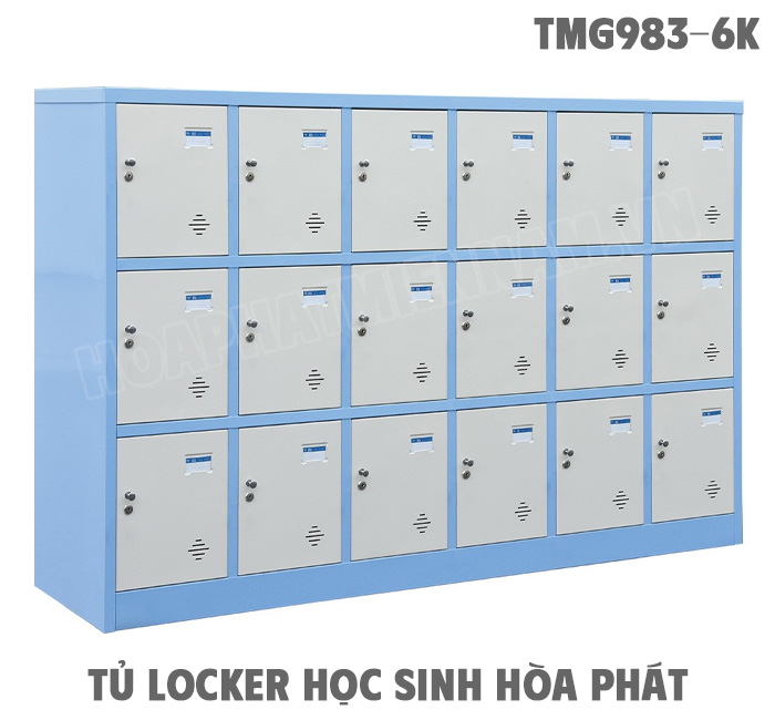 Tủ locker học sinh 18 khoang TMG983-6K
