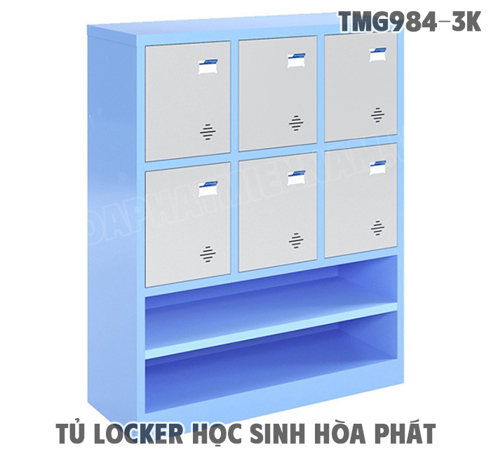 Tủ locker học sinh 6 cánh TMG984-3K