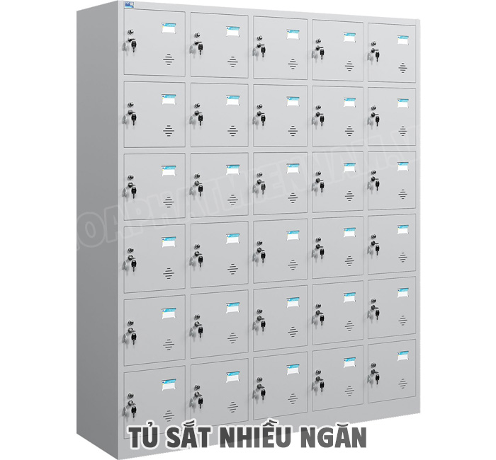 Tủ Locker Sắt Văn Phòng Nhiều Ngăn