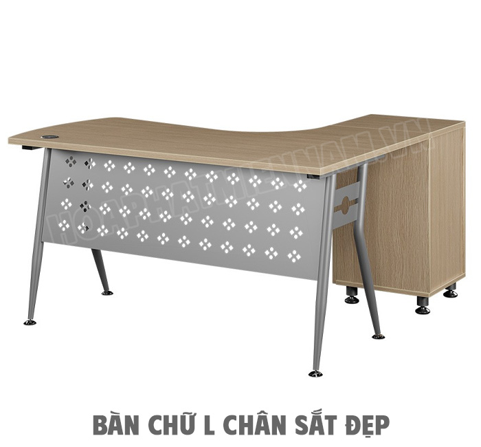 Ưu Điểm Vượt Trội Của Bàn Chữ L Chân Sắt Cho Văn Phòng