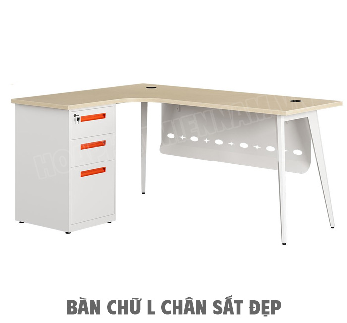 Kinh Nghiệm Chọn Mua Bàn Chữ L Chân Sắt Phù Hợp Cho Văn Phòng