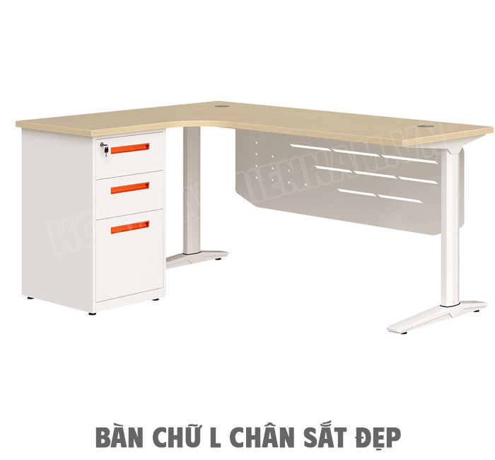 Mua Bàn Chữ L Chân Sắt Hòa Phát Chính Hãng Ở Đâu?