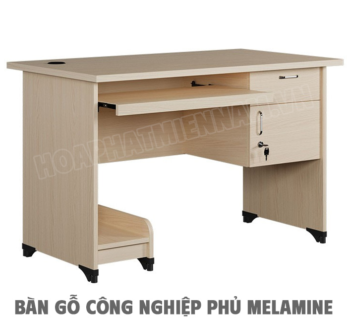 Bàn làm việc nhân viên gỗ melamine
