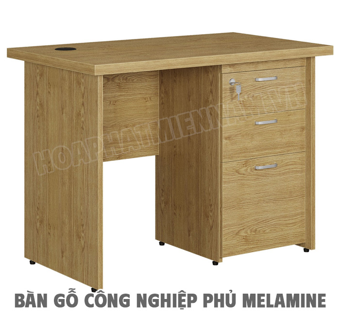 Bàn nhân viên gỗ Melamine AT100SHL3DR
