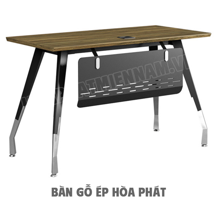 Bàn làm việc chân sắt không hộc BRI120SC15