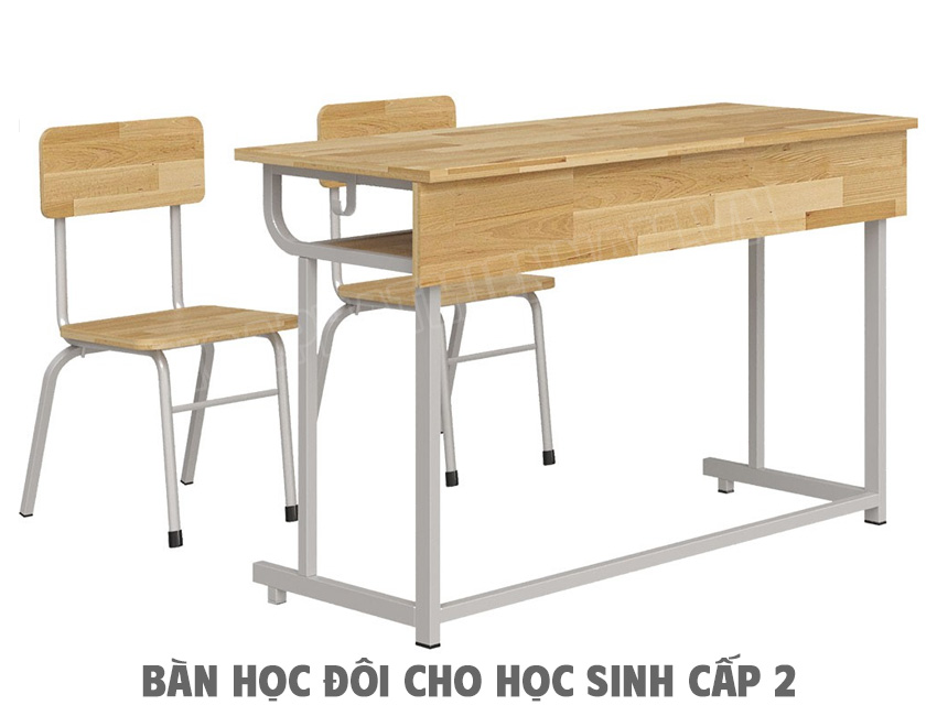 Kích Thước Tiêu Chuẩn Bàn Học Đôi Cho Học Sinh Cấp 2