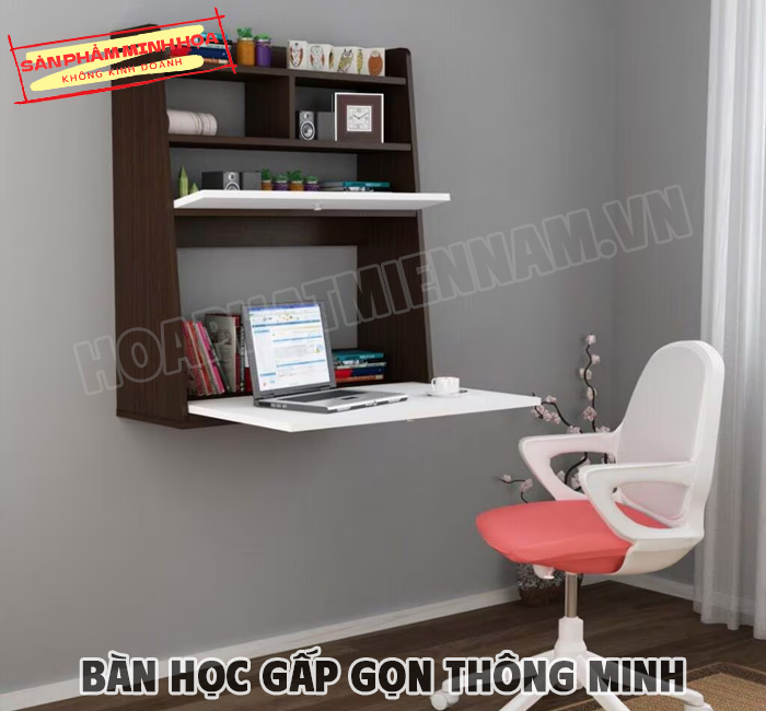 Cách Bố Trí Bàn Học Gấp Gọn Hợp Lý Trong Không Gian Nhỏ