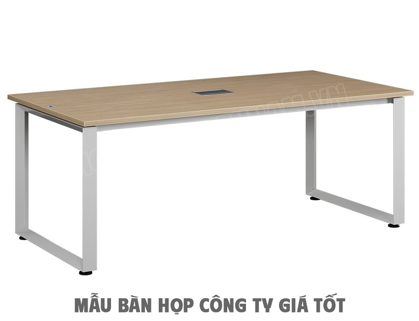 Bàn họp chân chữ U sắt hộp tam giác HRH1810C5