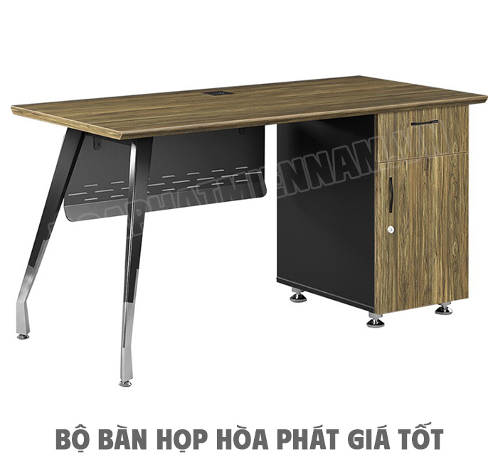 Bàn làm việc chân sắt có hộc BRI120SHLC15