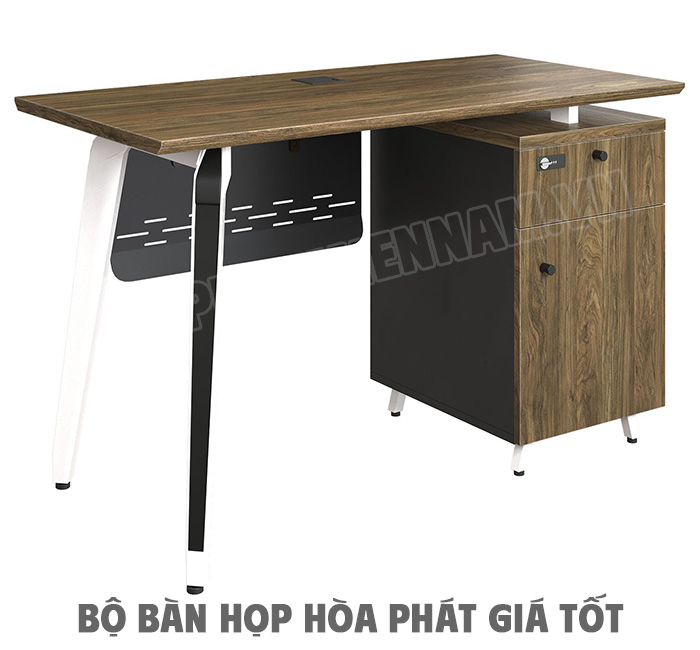 Bàn chuyên viên chân sắt kèm hộc ST120SHLC16