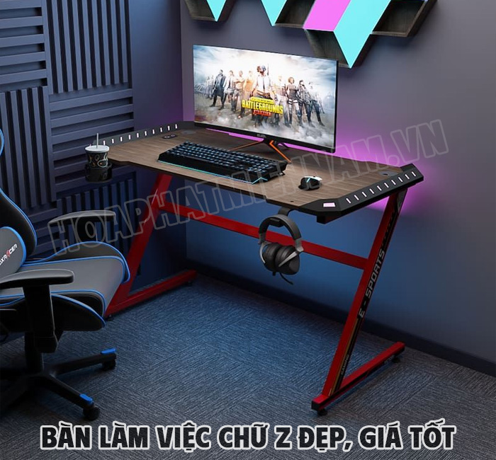 Bàn gaming chữ Z
