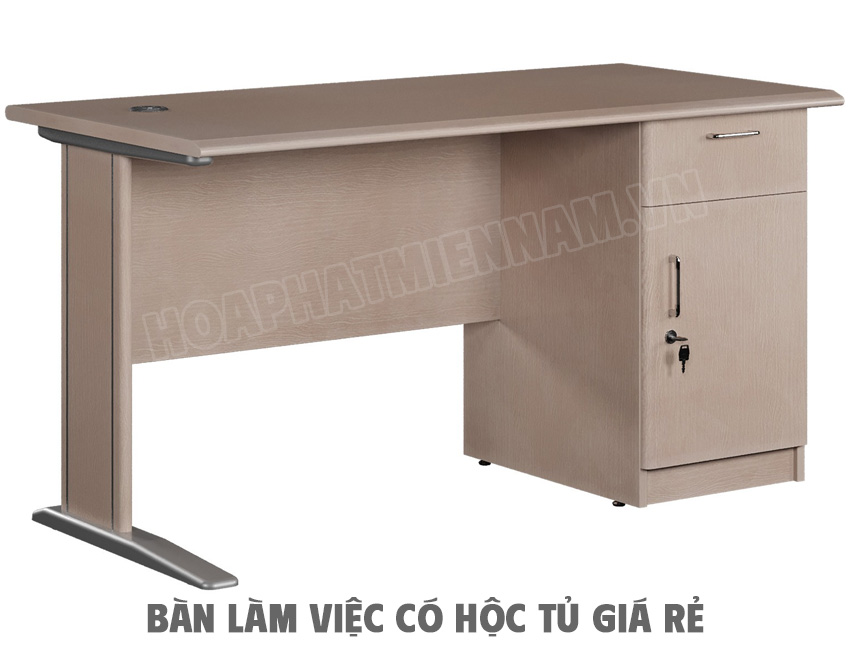Bàn hộc liền mặt 1m4 hiện đại NT140C3HL