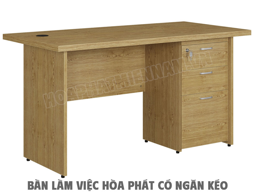 Bàn nhân viên gỗ công nghiệp hộc liền AT120HL3DR