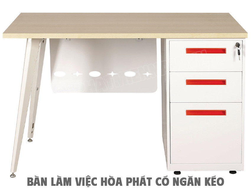 Bàn nhân viên 3 ngăn kéo LUX120SHLYC10