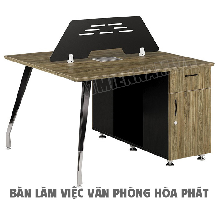 Bàn làm việc Module văn phòng 2 chỗ ngồi BRIMD03C15
