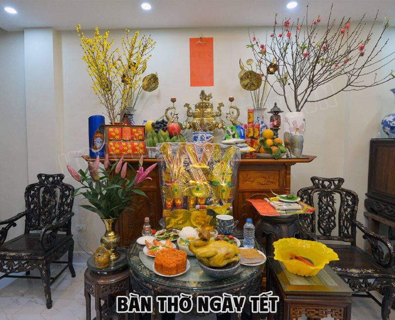Ý nghĩa của việc trang trí bàn thờ ngày Tết