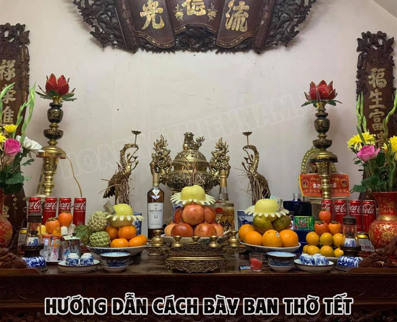 Những lưu ý quan trọng khi bày ban thờ Tết