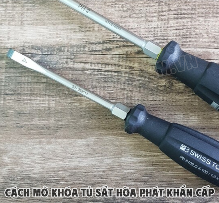 Cách Mở Khóa Tủ Sắt Hòa Phát Khi Mất Chìa Khóa