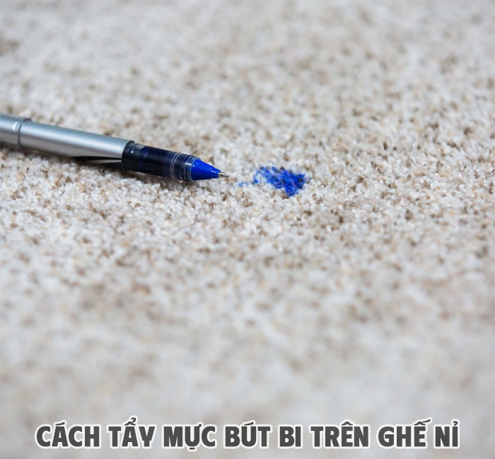 Nguyên nhân và đặc điểm vết mực bút bi trên ghế nỉ
