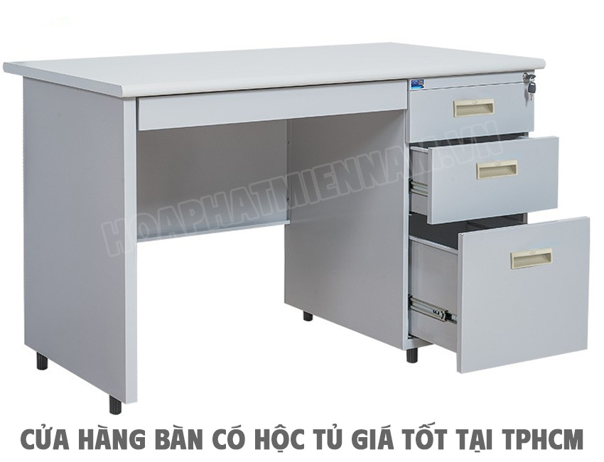 Các Loại Bàn Có Hộc Tủ Phổ Biến Tại Nội Thất Hòa Phát Bạch Đằng