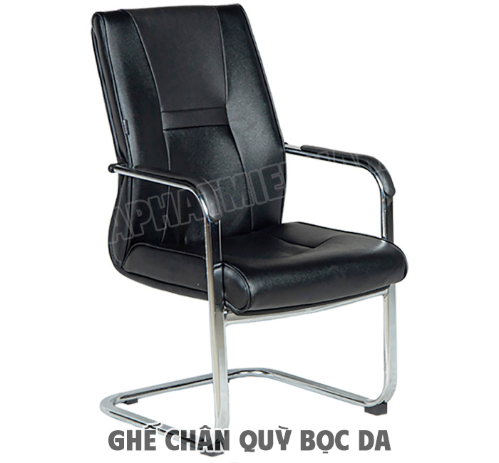 Ghế họp chân quỳ bọc da SL901