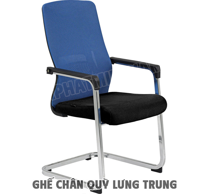 Ghế chân quỳ lưng nhựa bọc lưới GL433