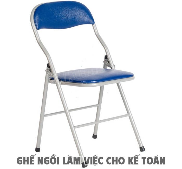 Ghế gấp ngồi làm việc cho kế toán